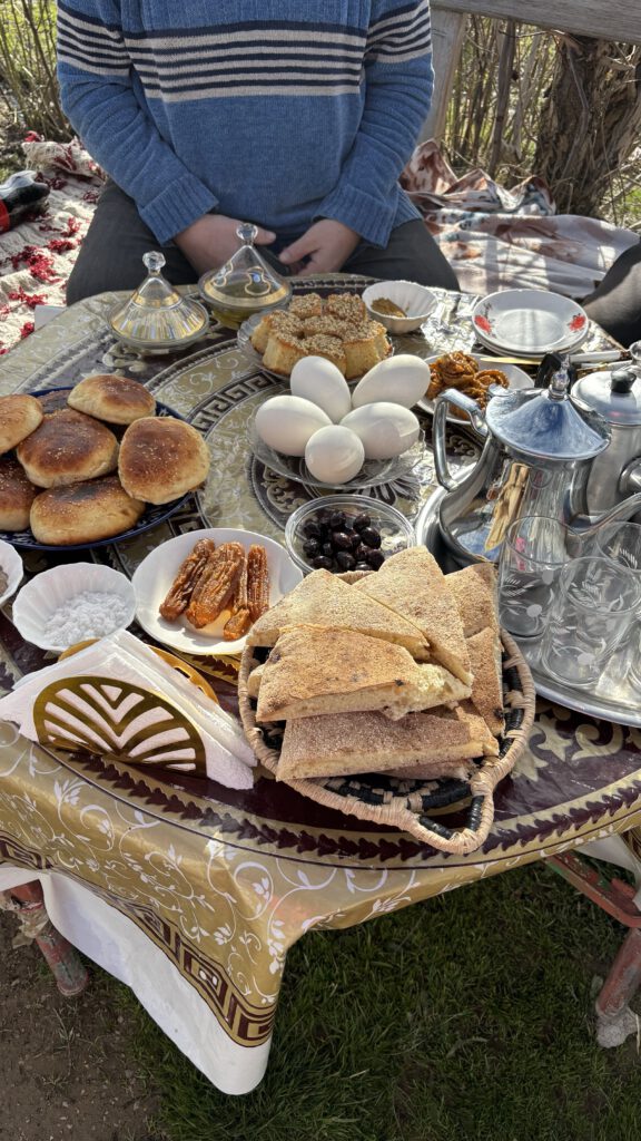 Frühstück mit Gänseeier